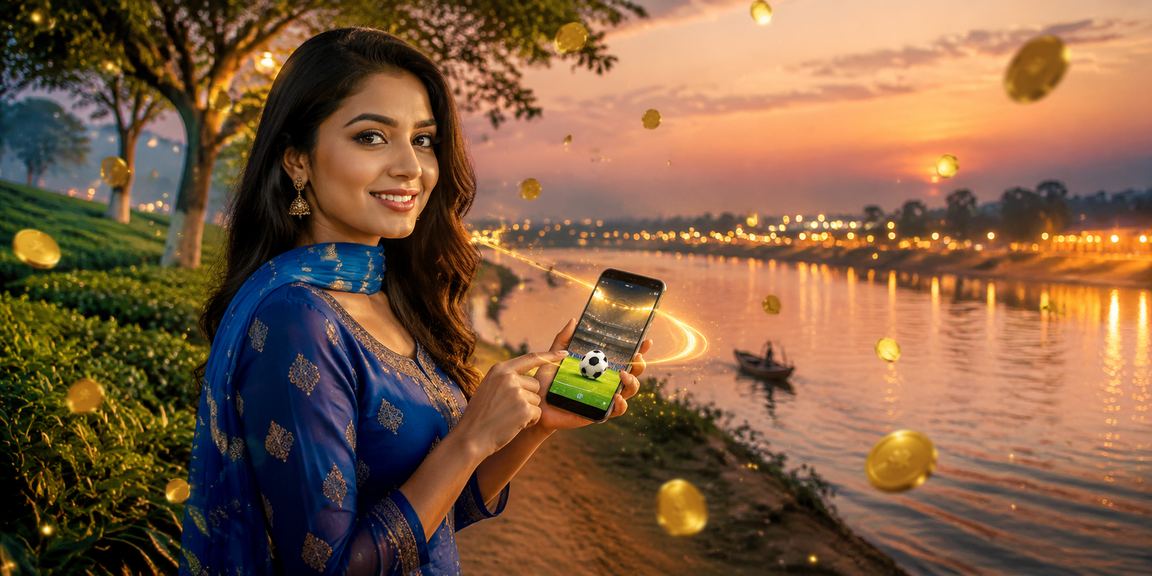 রংপুরে ফুটবল বেটিং উপভোগ করছেন একজন নারী দর্শক